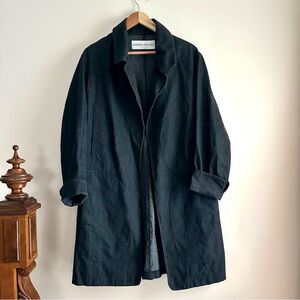 Vintage 80s 18008KAMALI Denim Longline Jacket